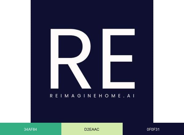 REimagine Home AI brand color palette