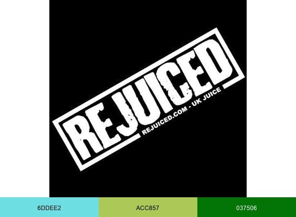 REJUICED E-Liquid brand color palette
