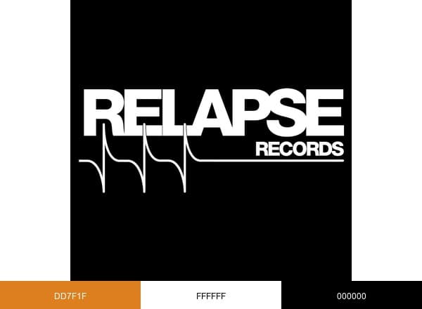 Relapse Records brand color palette