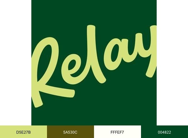 Relay brand color palette