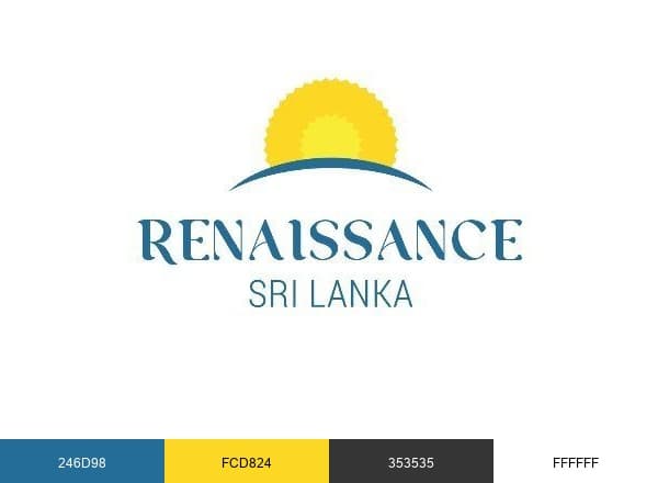 Renaissance Sri Lanka brand color palette