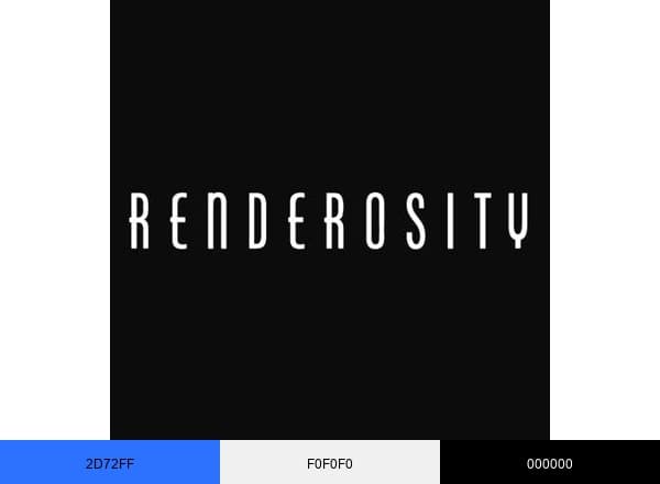 Renderosity brand color palette