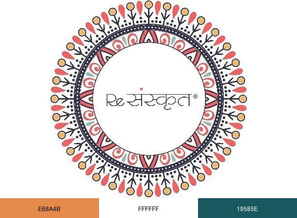 ReSanskrit brand color palette