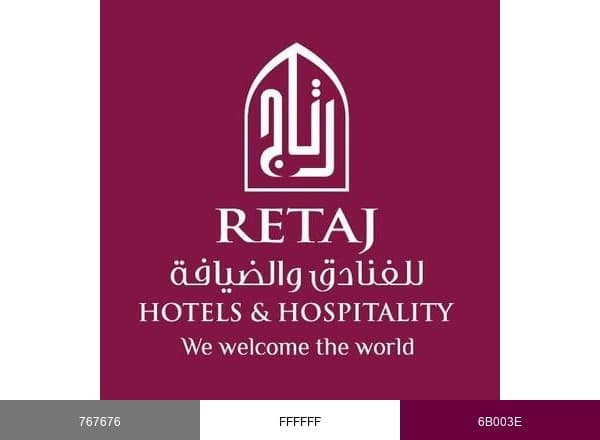 Retaj Hotels brand color palette