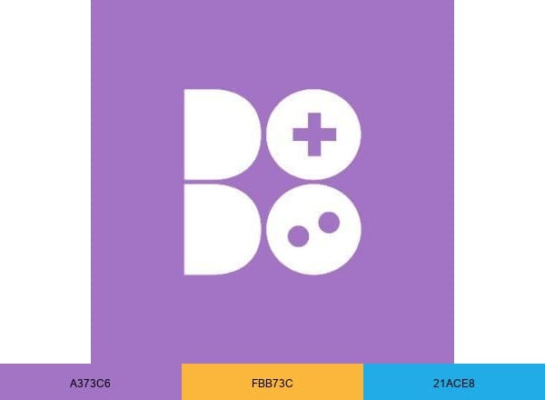 Retro Dodo brand color palette