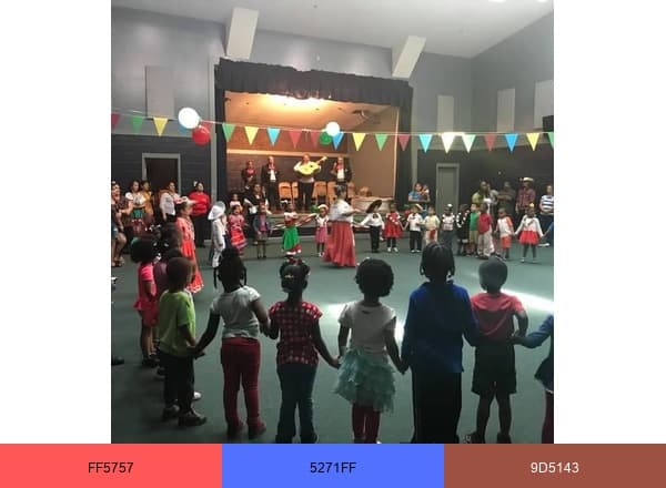 Rex Childcare brand color palette