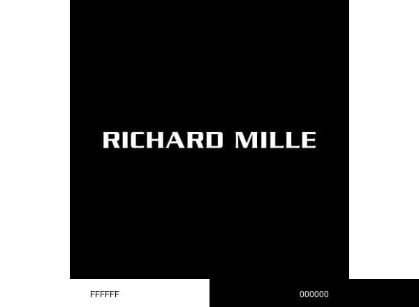 Richard Mille brand color palette