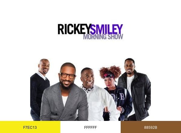 Rickey Smiley Morning Show brand color palette