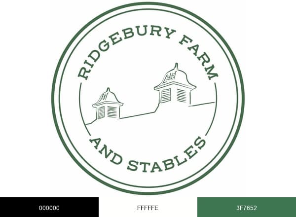 Ridgebury Farm & Stables brand color palette