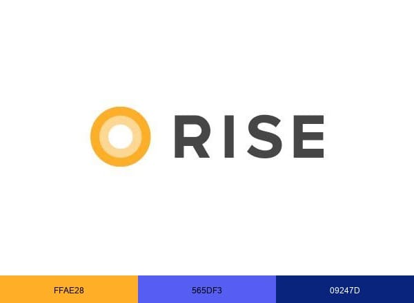 Rise People brand color palette