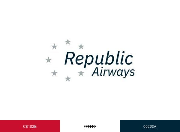 Republic Airways brand color palette