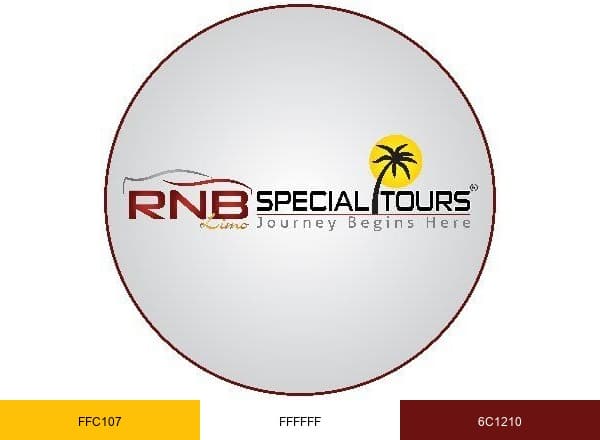 RNB Special Tours brand color palette