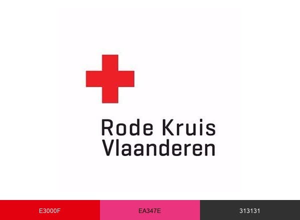 Rode Kruis-Vlaanderen brand color palette