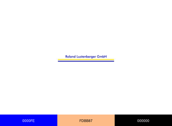 Roland Lustenberger brand color palette