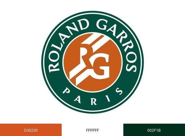 Roland-Garros brand color palette