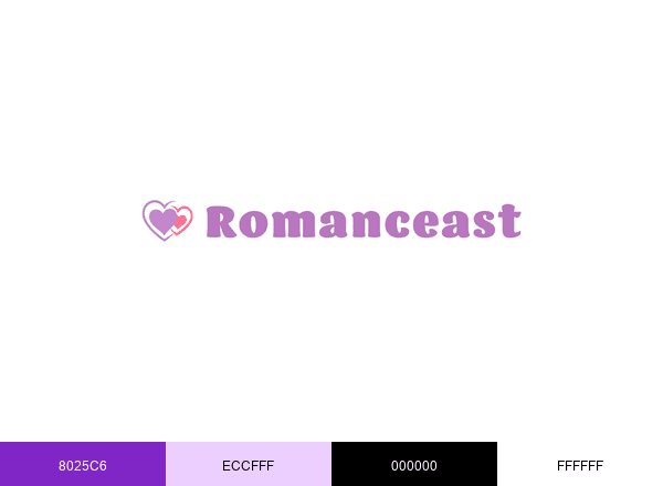 Romanceast brand color palette