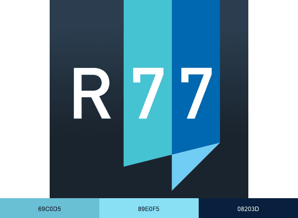 Room77.com brand color palette