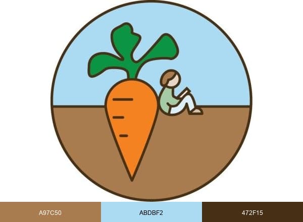 Rooted Readers brand color palette