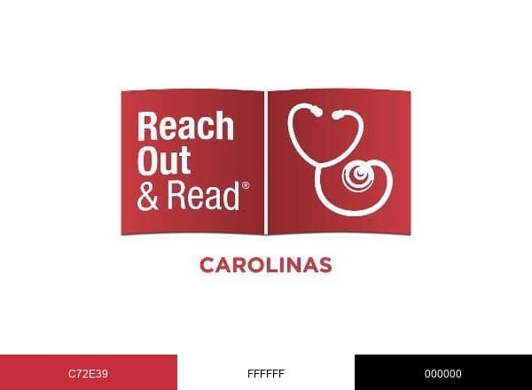 Reach Out and Read Carolinas brand color palette