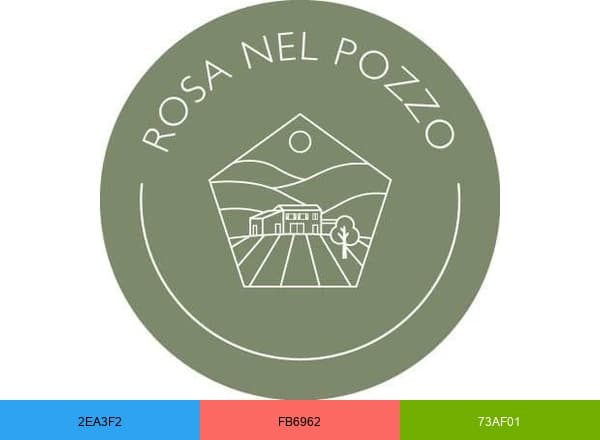 Rosa nel Pozzo brand color palette