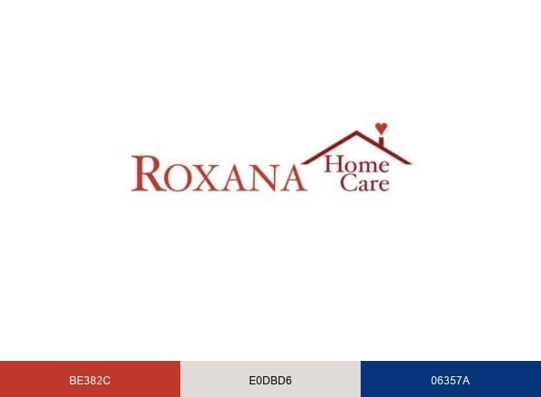 Roxana Home Care brand color palette