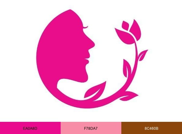 Roxy Flowers brand color palette