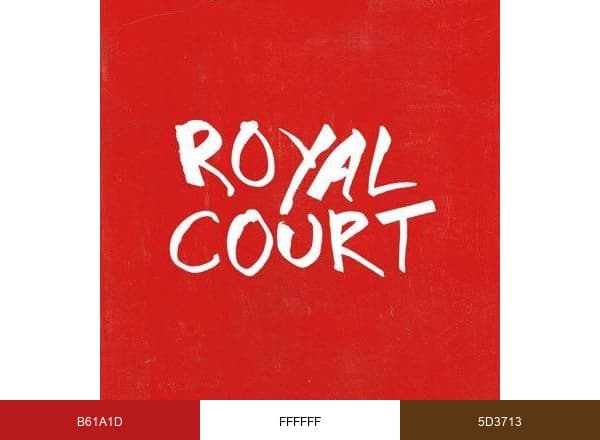 Royal Court brand color palette