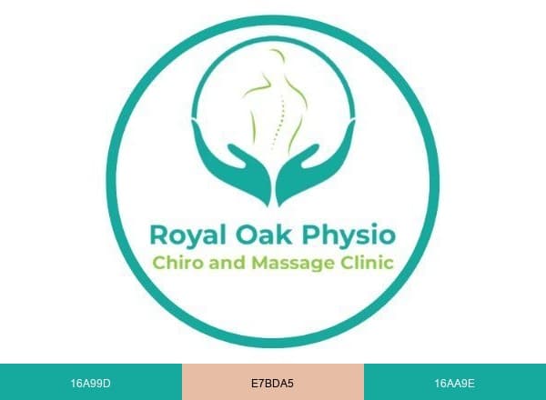 Royal Oak Physio brand color palette