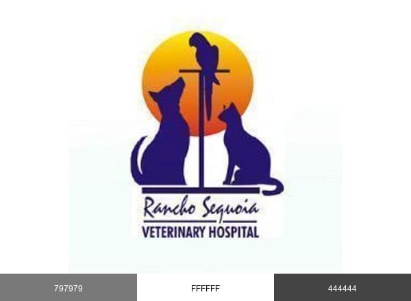 Rancho Sequoia Vet brand color palette