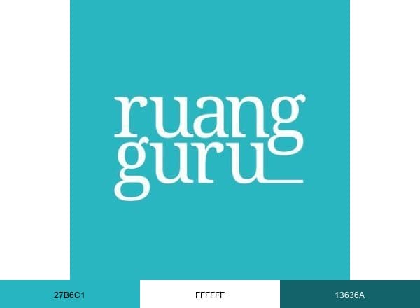 Ruangguru brand color palette