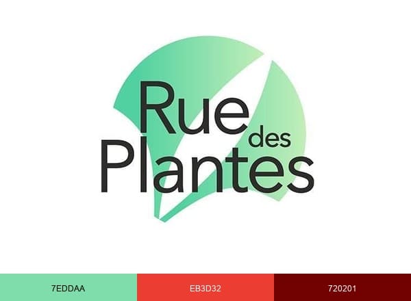 Rue des Plantes brand color palette