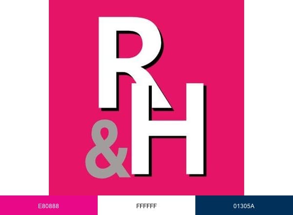 Rug & Home brand color palette