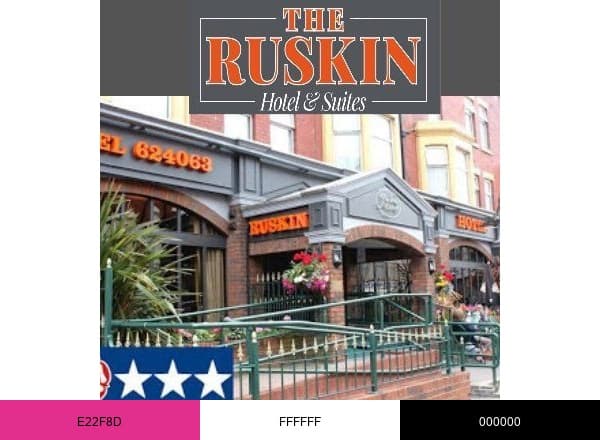 RuskinHotelBlackpool brand color palette