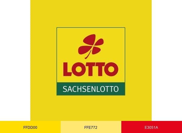 SACHSENLOTTO brand color palette