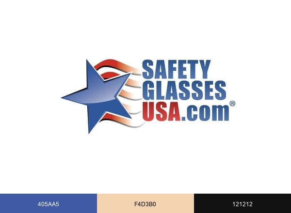 Safety Glasses USA brand color palette