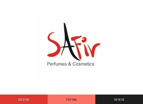 عطر سفیر brand color palette