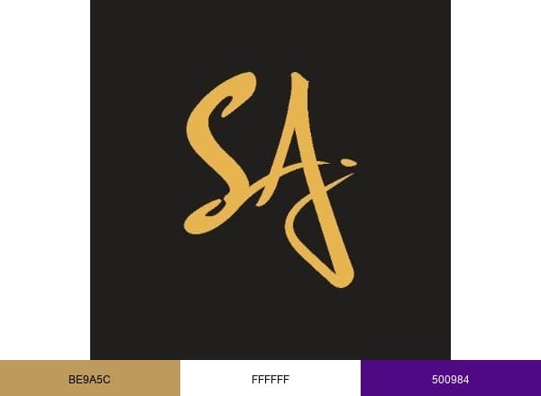 SA Gaming brand color palette