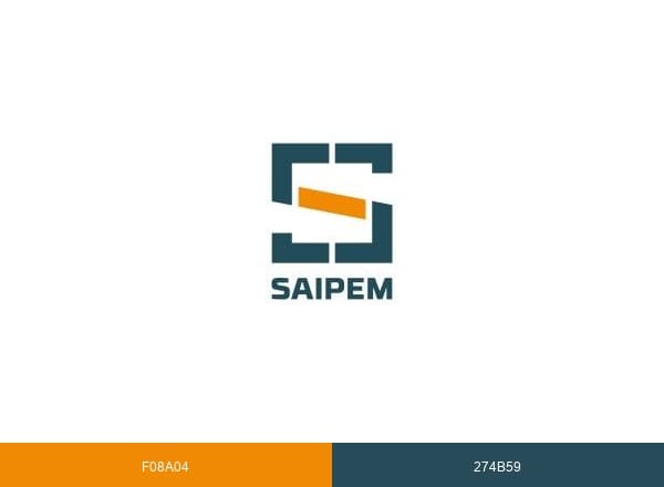 Saipem brand color palette