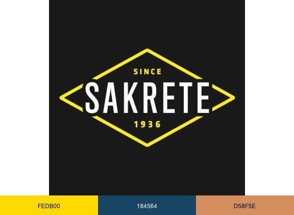 Sakrete brand color palette