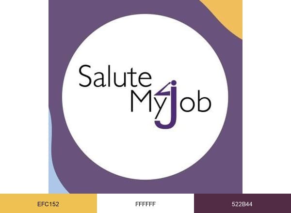 SaluteMyJob brand color palette