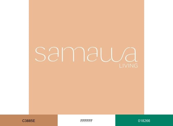 Samawa Living brand color palette