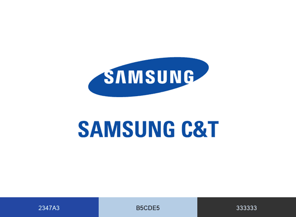 Samsung C&T brand color palette