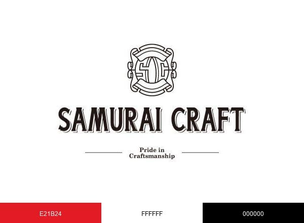 Samurai Craft brand color palette