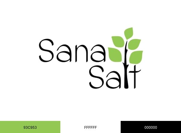 Sana Salt brand color palette