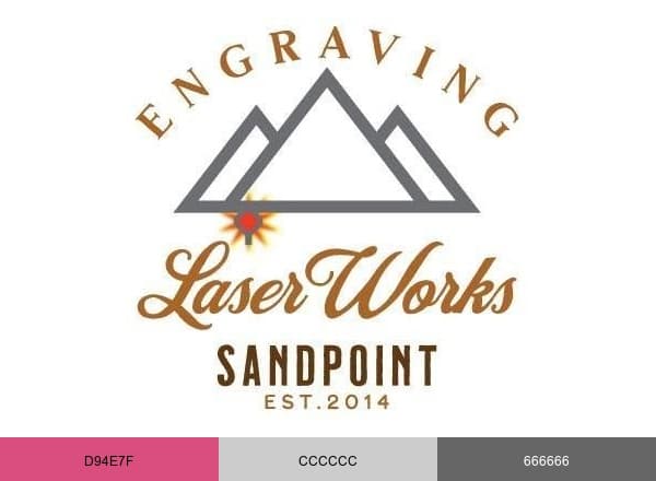 Sandpoint Laser Works brand color palette