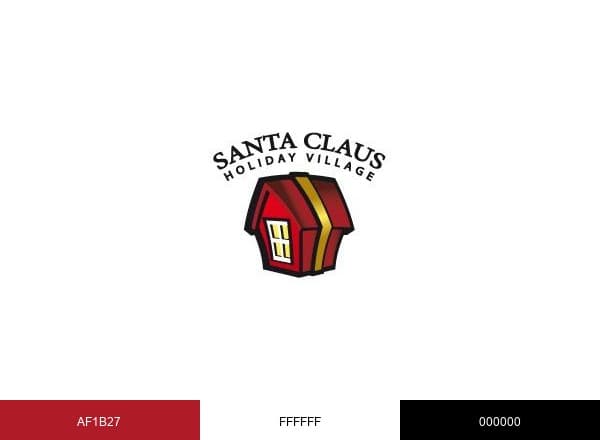 Santa Claus Holiday Village brand color palette