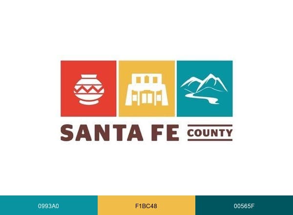 Santa Fe County brand color palette