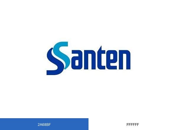 Santen brand color palette