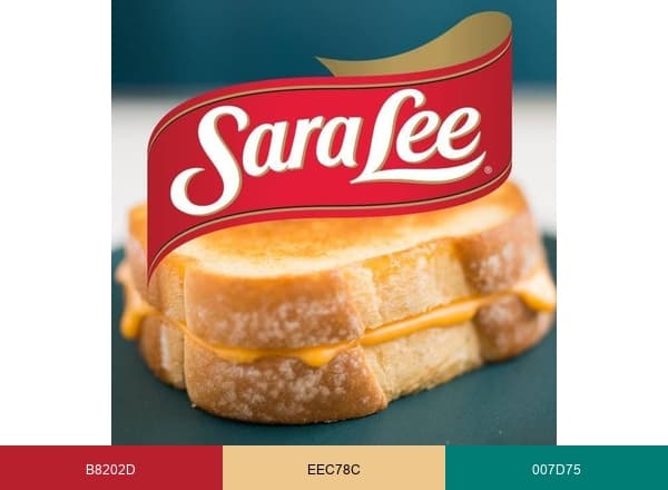 Sara Lee Bread brand color palette