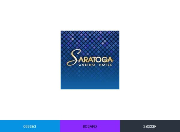 Saratoga Casino brand color palette
